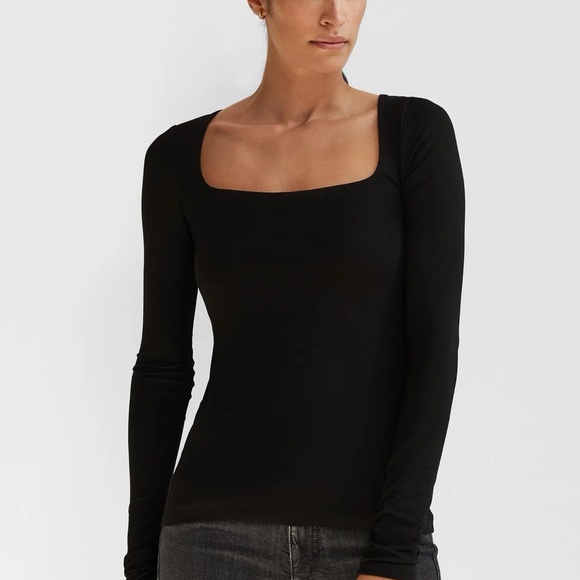 Marcella NYC Tops - Marcella NYC Yvonne Square Neck Top